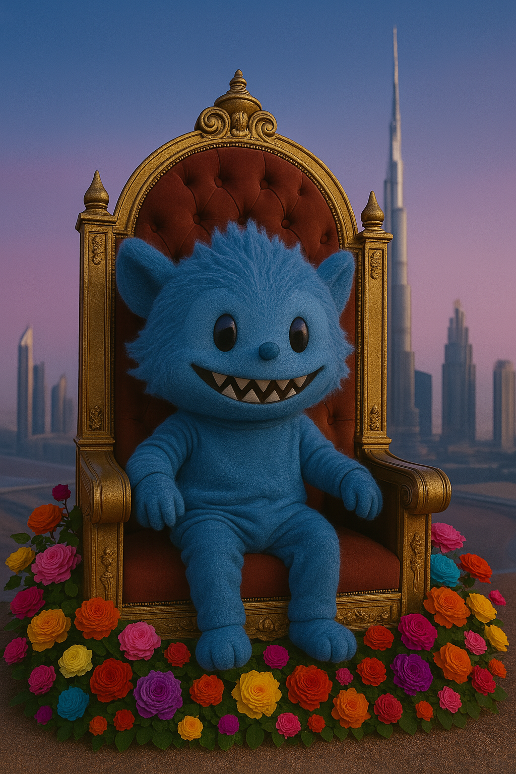 Labubu Blue in Dubai
