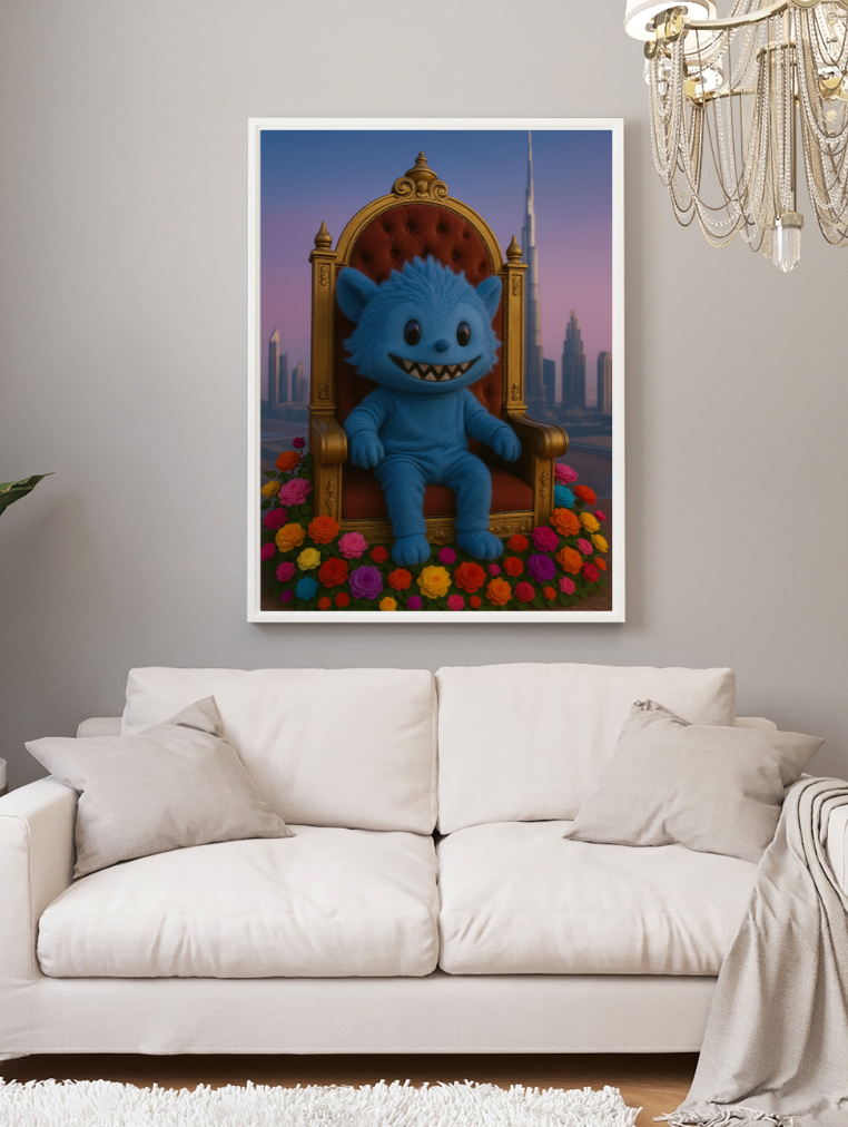 Labubu Blue in Dubai