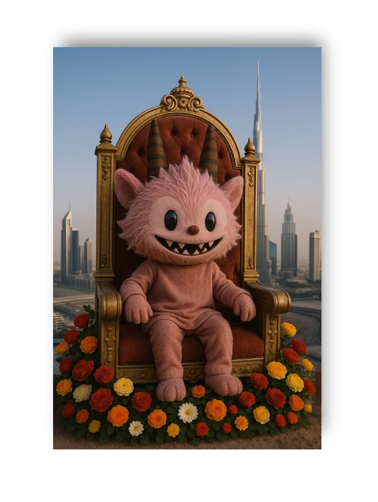 Labubu Pink in Dubai