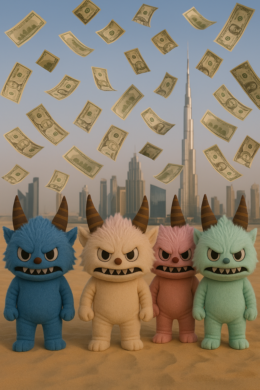 Labubu 4pax in Dubai